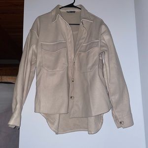 Oversize button up jacket